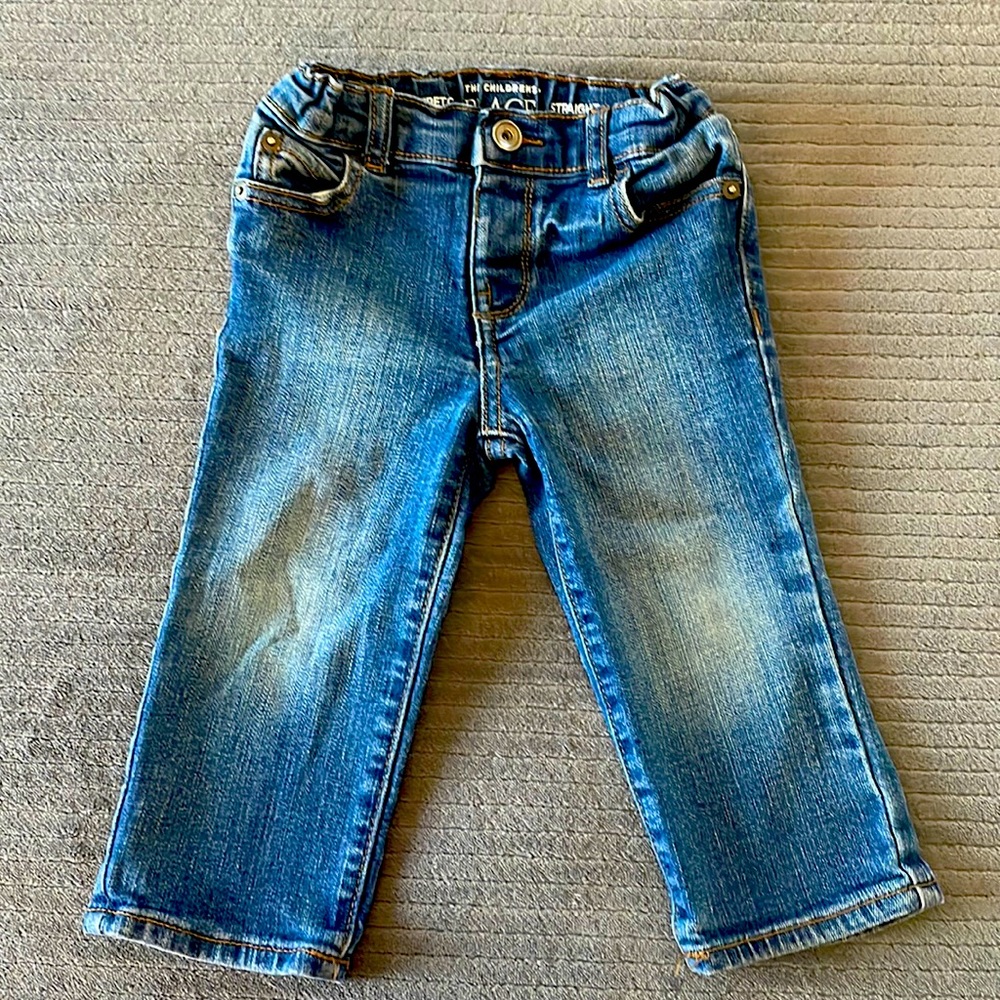 🍂 4 for $10 🍂  Jeans w adjustable waist size 12-18 months.